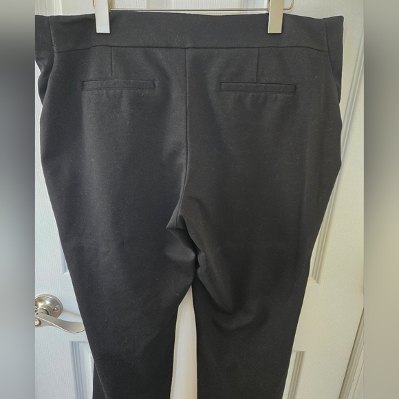 Vera Wang Bootcut Pants Trousers Pull-on Career Plus Size XXL Black EUC - Picture 4 of 5